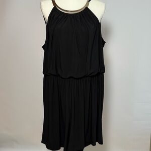 EMMA AND MICHELE Womens black one piece Romper XL